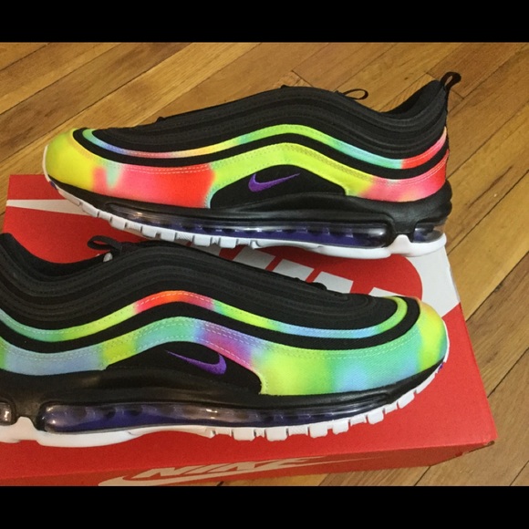 air max 97 tie dye black